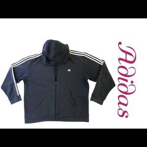 Adidas Full Zip Jacket 'Blue/White' Sz 2XL